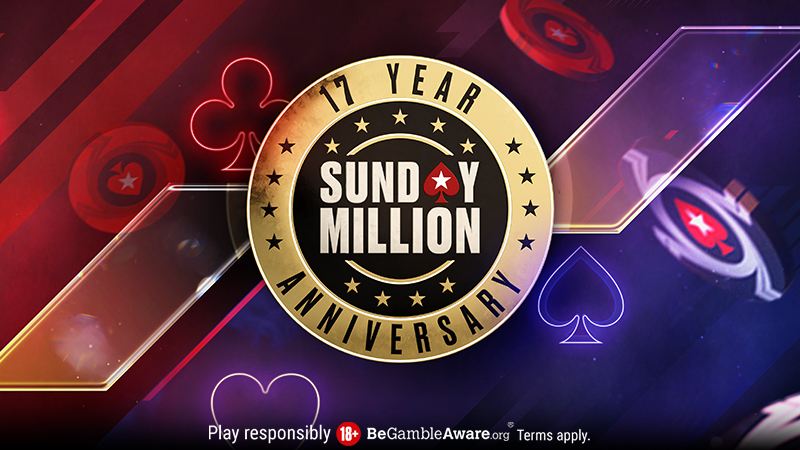Cheap Seats to 17th Anniversary Sunday Million up for Grabs on PokerStars