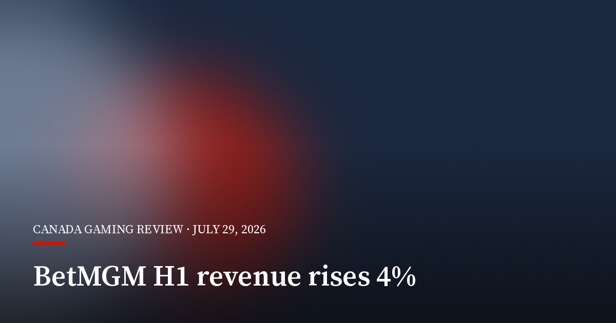 BetMGM First-Half Revenue Rises 4% to $1.41 Billion