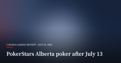 PokerStars Says Alberta Players Can Keep Poker After July 13