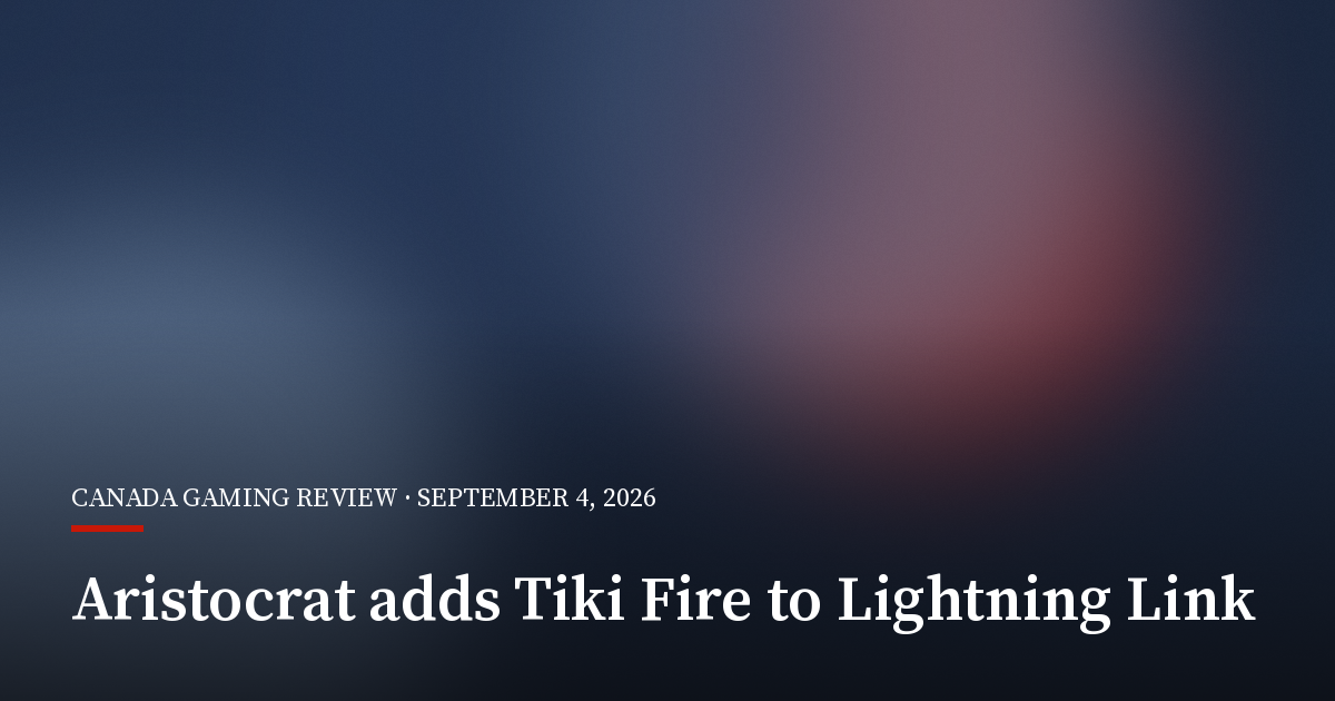 Aristocrat Adds Tiki Fire to Lightning Link Online