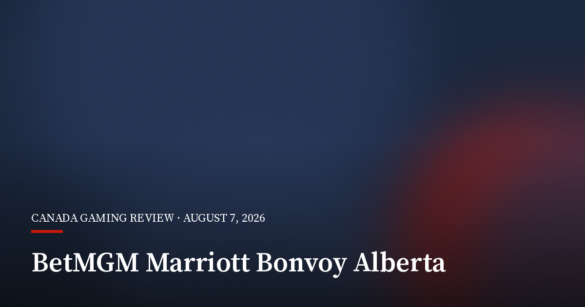 BetMGM Extends Marriott Bonvoy Rewards to Alberta