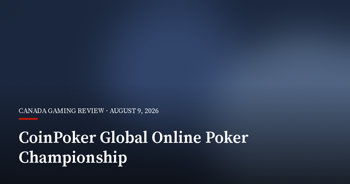 CoinPoker Unveils $50 Million Global Online Poker Championship